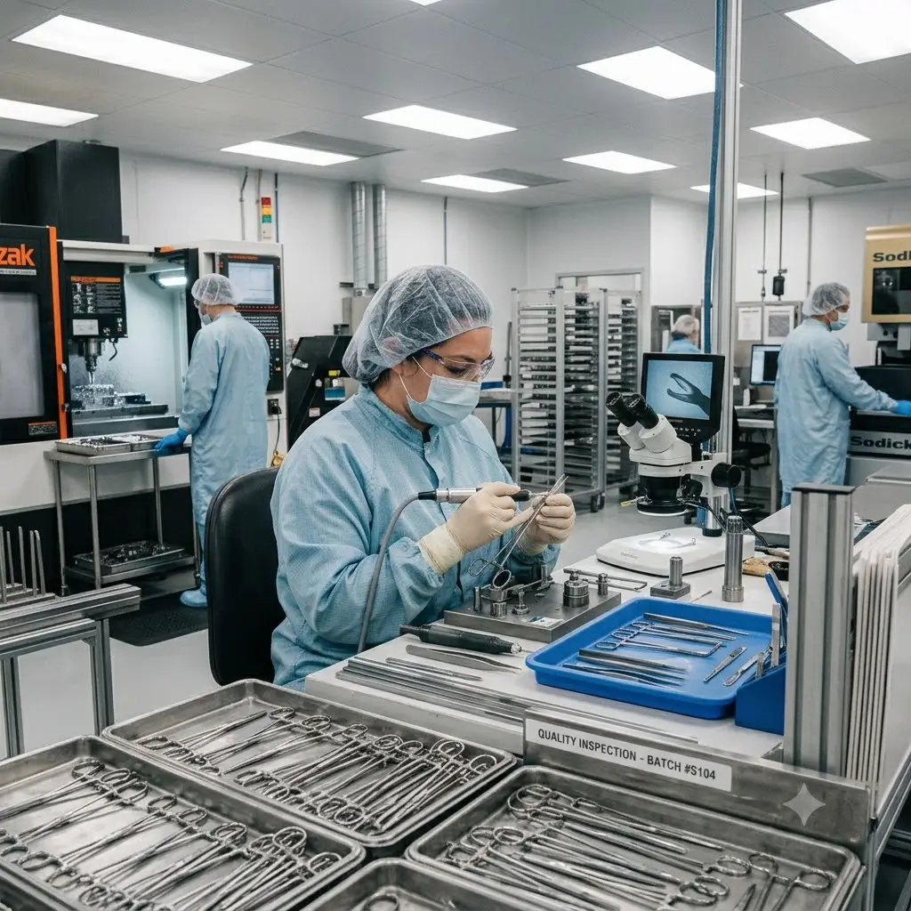 Advanced medical drop forging and multi axis CNC milling bays